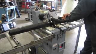 Wheeler Rex 2500 Kwiksnap Pipe Cutting Cutter Machine with rollers [upl. by Hodosh]