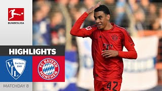 Kane Musiala And Co Shine  VfL Bochum  FC Bayern München  Highlights  MD 8 Bundesliga 2425 [upl. by Koetke]