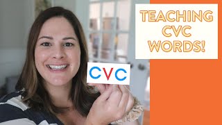 How to teach CVC words in Kindergarten First and Second Grade  cvc word activities [upl. by Leinto]