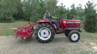 Shibaura D23F Japanese compact tractor at the KeletAgro japán kistraktor [upl. by Winfield]