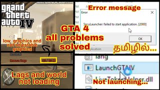 How fix GTA 4 all problems in tamil a to z creators on tamil [upl. by Abil]