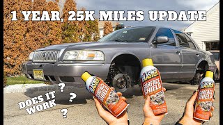 PB BLASTER SURFACE SHIELD  STOP the RUST  1 YEAR UPDATE MERCURY FORD LINCOLN PANTHER PLATFORM [upl. by Novert]