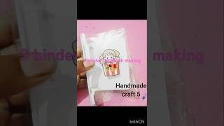 lets make 3 binder notebook 🌹🥀😃sorts youtubeshorts foryou papercrafts [upl. by Ailene]