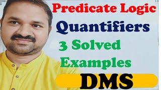 Predicate Logic  Statement Function  Quantifiers  Universal  Existential  DMS  MFCS [upl. by Ahsimik]