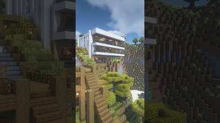 Epic Minecraft Cliffside House Build 🌄🏡 [upl. by Herald]