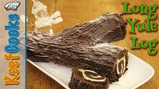 Long Yule Log  Christmas Chocolate Log [upl. by Miun]