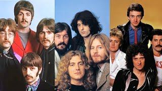 Top 50 Greatest Classic Rock Bands [upl. by Mills]