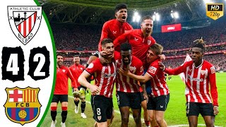 Barcelona vs Athletics Bilbao।। Copa Deal Re।। Full Match highlight।। [upl. by Savage]