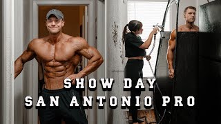 FULL COMPETITION DAY VLOG AT THE SAN ANTONIO PRO 2024 — MENS PHYSIQUE [upl. by Maud]