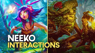 Neeko Interactions with Other Champions  League of Legends LoR [upl. by Matias464]