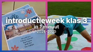 De introductieweek van klas 3 in 1 minuut  2024  2025  Eligant Lyceum [upl. by Nea]