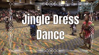 Jingle Dress Dance  2023 Prairie Island Winter Wacipi Pow Wow  Powwowscom [upl. by Nhabois141]