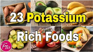 ✅ Potassium Rich Foods  Foods High In Potassium [upl. by Alyhs243]