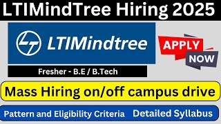 LTIMindTree Mass Hiring 2025 The Secret to Landing Your Dream Job [upl. by Leschen28]