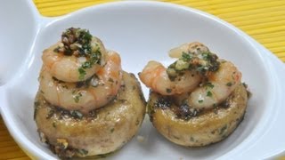 Champiñones con Gambas [upl. by Albertina138]