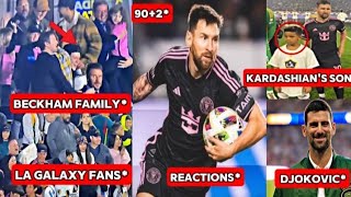 Crazy Reactions to Messi 902 Comeback Goal Ft BeckhamDjokovic😱🔥 [upl. by Karina331]