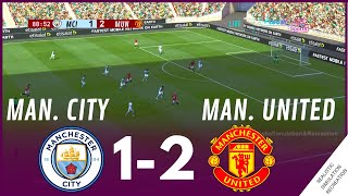 Manchester City 12 Manchester United  FINAL  Fa Cup 2024  Match Highlights Video Game Simulation [upl. by Ekim]