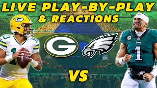 Green Bay Packers vs Philadelphia Eagles  Live PlayByPlay amp Reactions [upl. by Berners]