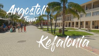 Argostoli Town Kefalonia walking tour [upl. by Einnig814]