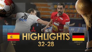 Highlights Spain  Germany  Main Round  27th IHF Mens Handball World Championship  Egypt2021 [upl. by Eerihs635]