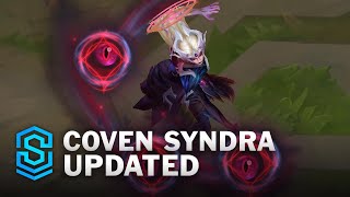 UPDATED Coven Syndra Skin Spotlight  PreRelease  PBE Preview  League of Legends [upl. by Andrews]