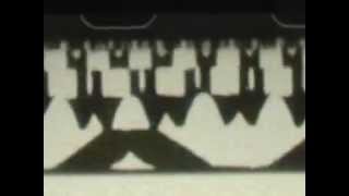 1930s Russian Drawn Sound Arseny Avraamovs Ornamental Sound Animation [upl. by Anma]