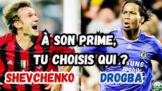 A son prime tu choisis qui  Andrei Shevchenko🇺🇦 🆚 Didier Drogba🇨🇮 [upl. by Naihs529]