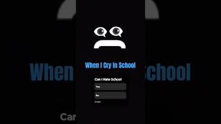 When I Cry In School [upl. by Akinehc]