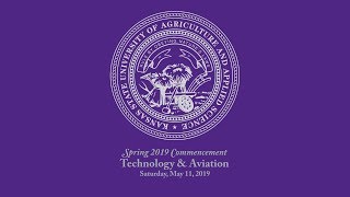 Technology amp Aviation  Spring Commencement 2019 [upl. by Liborio]