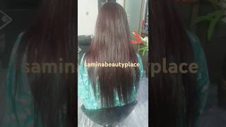 Hair color change by saminabeautyplace shortvrialshorttrendingshorthaircare [upl. by Senoj]