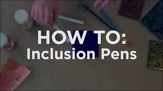 How To Inclusion Pens for Glass Fusing [upl. by Lehcer]