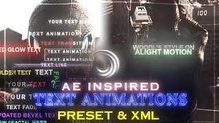 Ae Like Text Animation Pack Preset [upl. by Ynneb]