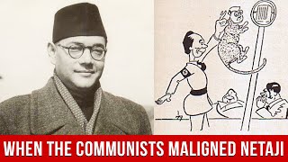 How Communists Maligned Netaji Through A Series Of Cartoons In 1942 [upl. by Ardekan154]