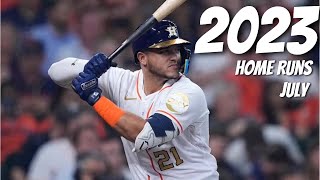 ASTROS 2023 HOME RUNS  July [upl. by Legin]