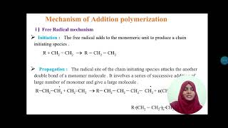 presentation on chain growth and step growth polymerization [upl. by Buchalter]