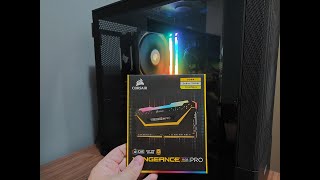 Memórias Corsair Vengeance RGB Pro 16GB 2x8GB  Unboxing e primeiras impressões [upl. by Kepner]