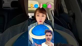 Real Emoji Challenge ASMR🥵 mukbang ytshorts shorts [upl. by Ahsemad]