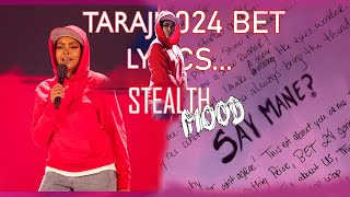 Taraji 2024 BET Lyrics [upl. by Eniahs616]