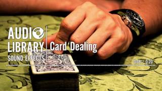 Card Dealing  Sound Effect [upl. by Melicent]