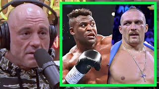 Joe Rogan On Ngannou quotHell BEAT Any Heavyweight Boxerquot [upl. by Tirreg217]