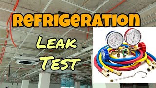 How Does Leak Test Work Air Condition System  Aircon Installation [upl. by Yks]