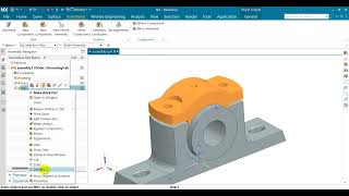 Assembly in NXl for beginner siemens mechanicalengineering nxcad nxassembly cadsoftware ddi [upl. by Norty]