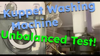 Kuppet Portable Washing Machine Unbalanced Test [upl. by Cung38]