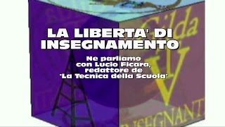 LA LIBERTA DI INSEGNAMENTO [upl. by Ainotahs]