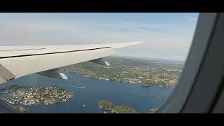 KLM e190e2 landing in Bergen [upl. by Selokcin]