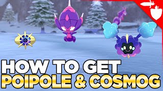 How to Get Poipole Cosmog Naganadel amp Cosmoem in Crown Tundra  Pokemon Sword and Shield DLC [upl. by Nosduj315]