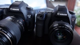 Comparativo Canon 5D Mark III vs 6D [upl. by Annnora]