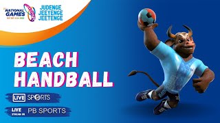 LIVE Beach Handball🤾‍♀️ 37th National Games Goa 2023  DD Sports [upl. by Heywood]