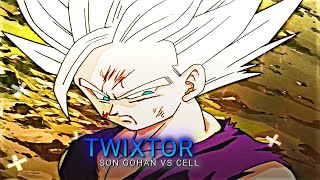 SON GOHAN VS CELL TWIXTOR  4K [upl. by Ardua]