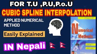 NATURAL CuBiC SpLinE  Interpolation  Full Concept In Nepali🇳🇵🇳🇵  Numberical Method  Esay Way [upl. by Acissj]